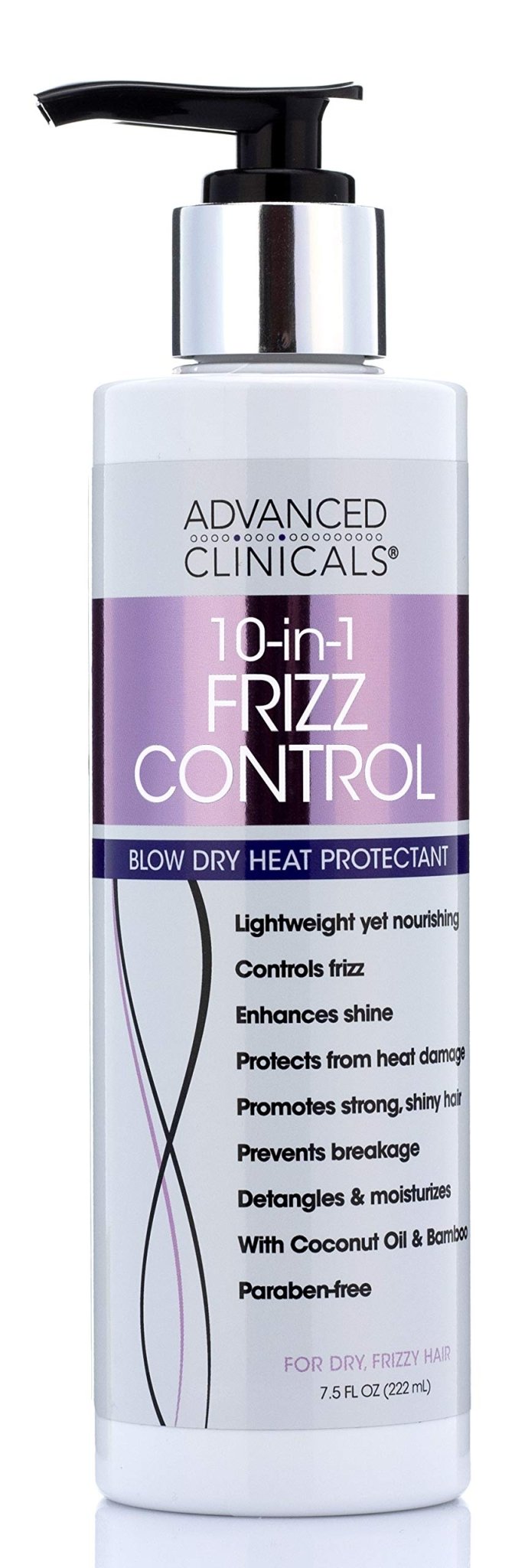 Advanced Clinicals 10 - in - 1 Frizz Control Heat Protectant - MeStore - Advanced Clinicals