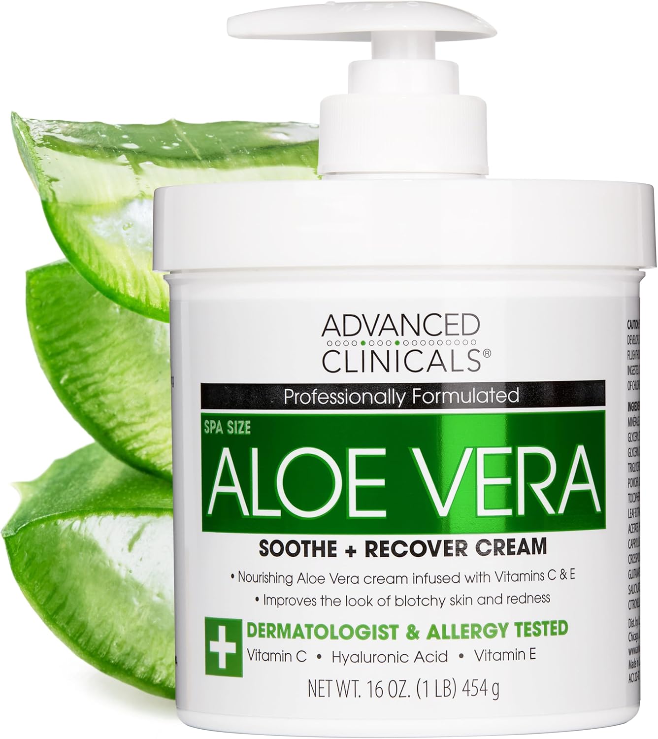 Advanced Clinicals Aloe Vera Cream - MeStore - Advanced Clinicals