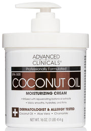 Advanced Clinicals Coconut Oil Cream - MeStore - Advanced Clinicals