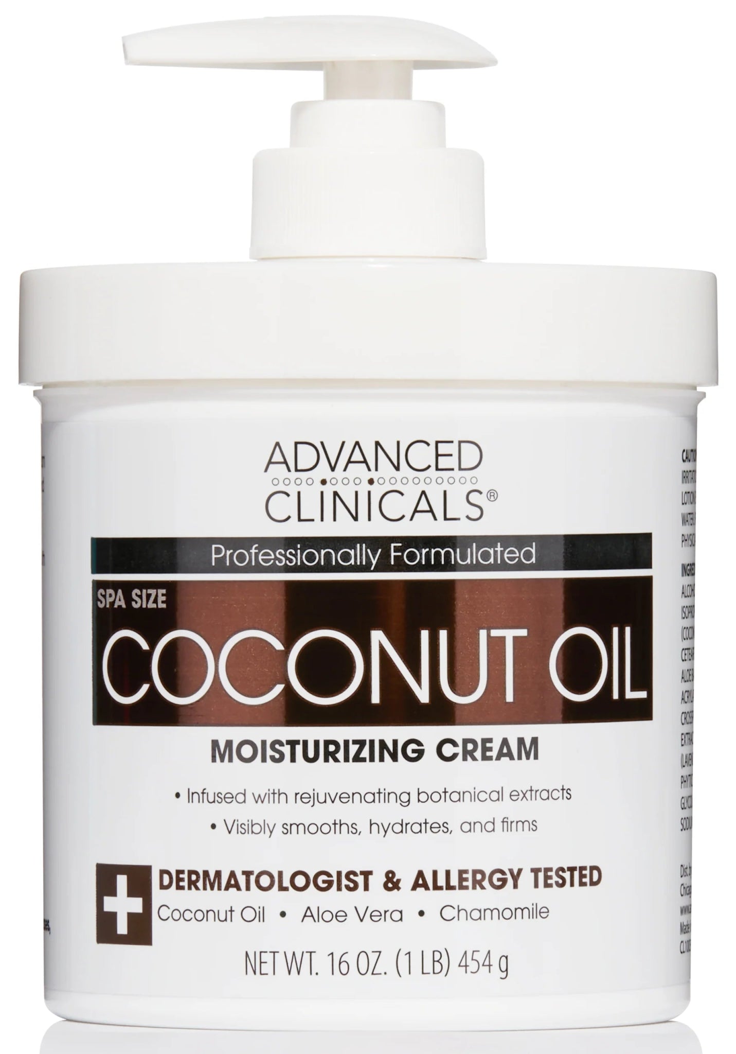 Advanced Clinicals Coconut Oil Cream - MeStore - Advanced Clinicals