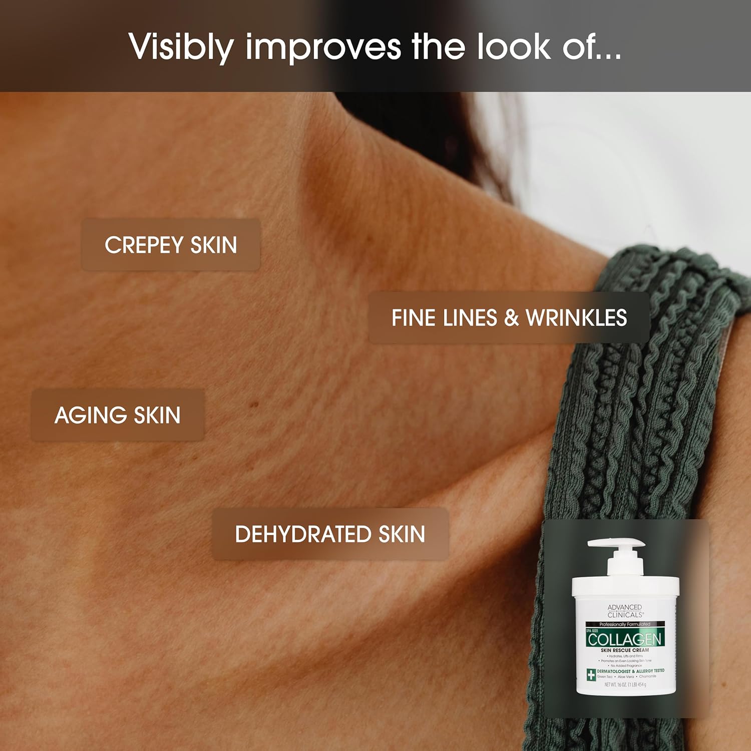 Advanced Clinicals Collagen Lotion - MeStore - Advanced Clinicals