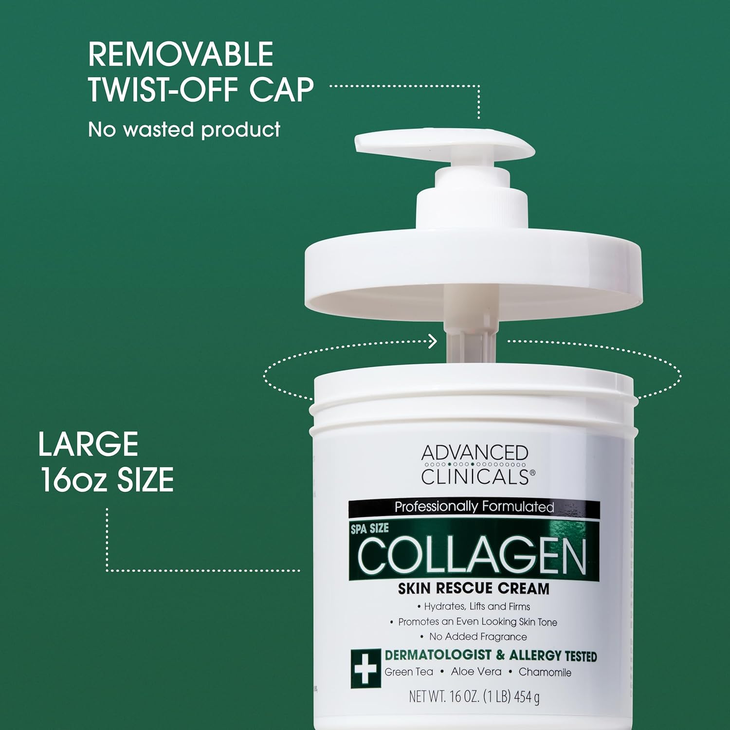 Advanced Clinicals Collagen Lotion - MeStore - Advanced Clinicals