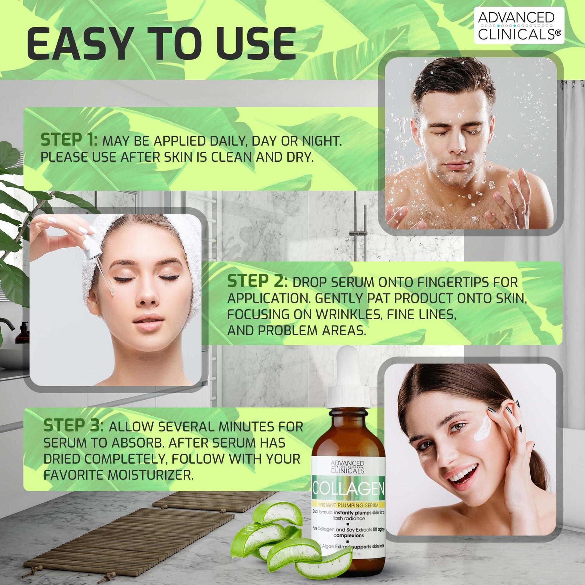 Advanced Clinicals Collagen Serum - MeStore - Advanced Clinicals