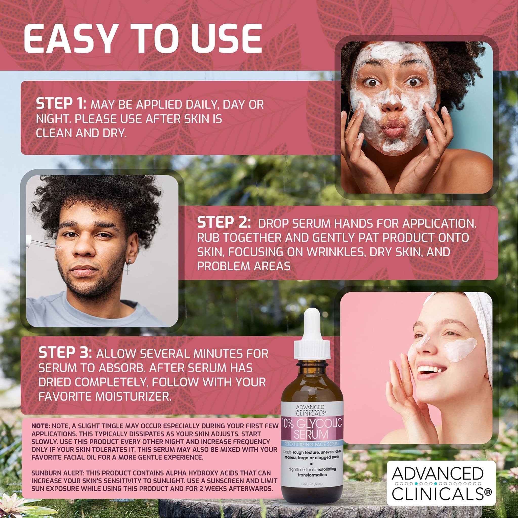 Advanced Clinicals Glycolic Serum 1.75oz - MeStore - Advanced Clinicals