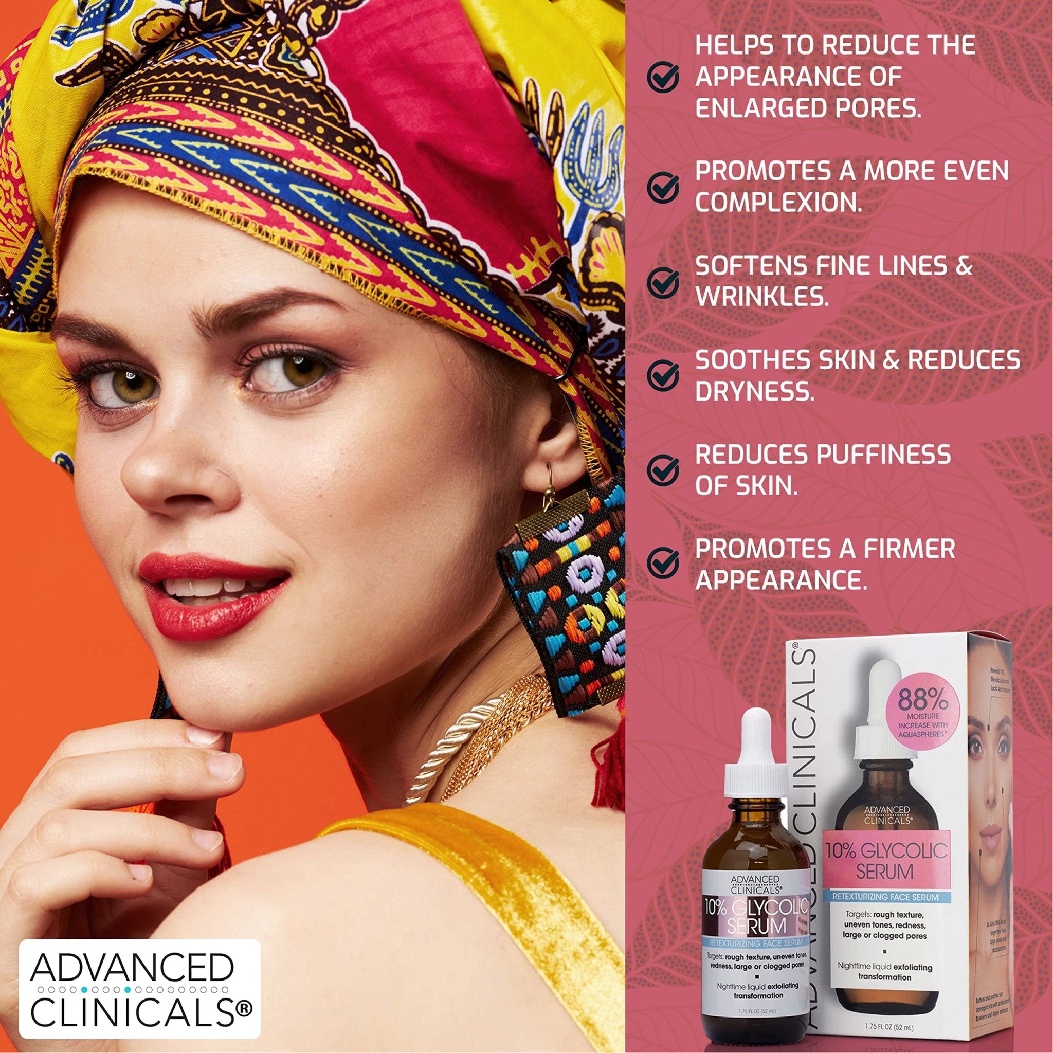 Advanced Clinicals Glycolic Serum 1.75oz - MeStore - Advanced Clinicals