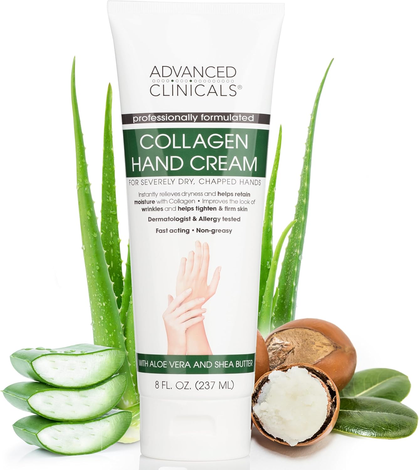 Advanced Clinicals Hand Cream 8 oz - MeStore - Advanced Clinicals