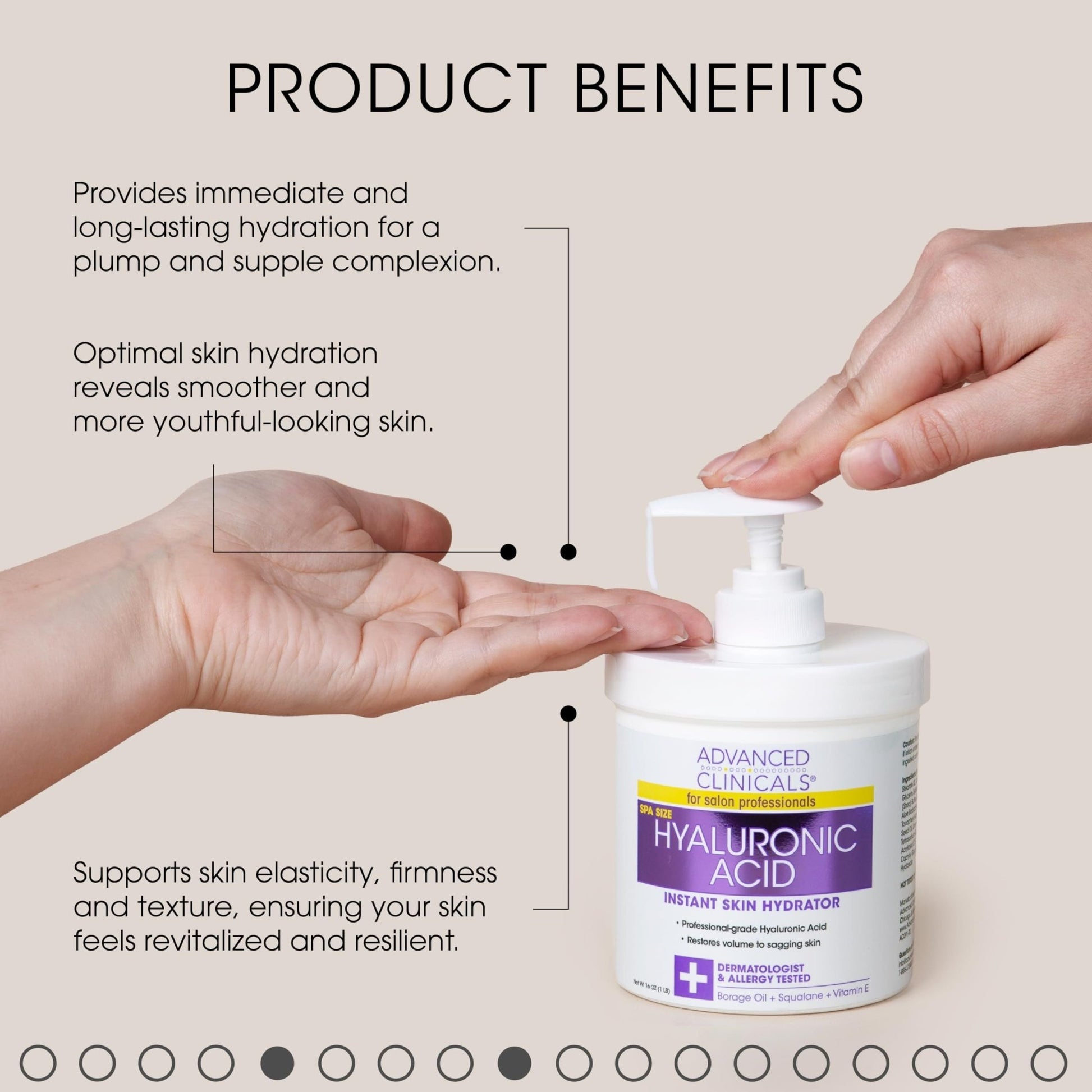 Advanced Clinicals Hyaluronic Acid - MeStore - Advanced Clinicals
