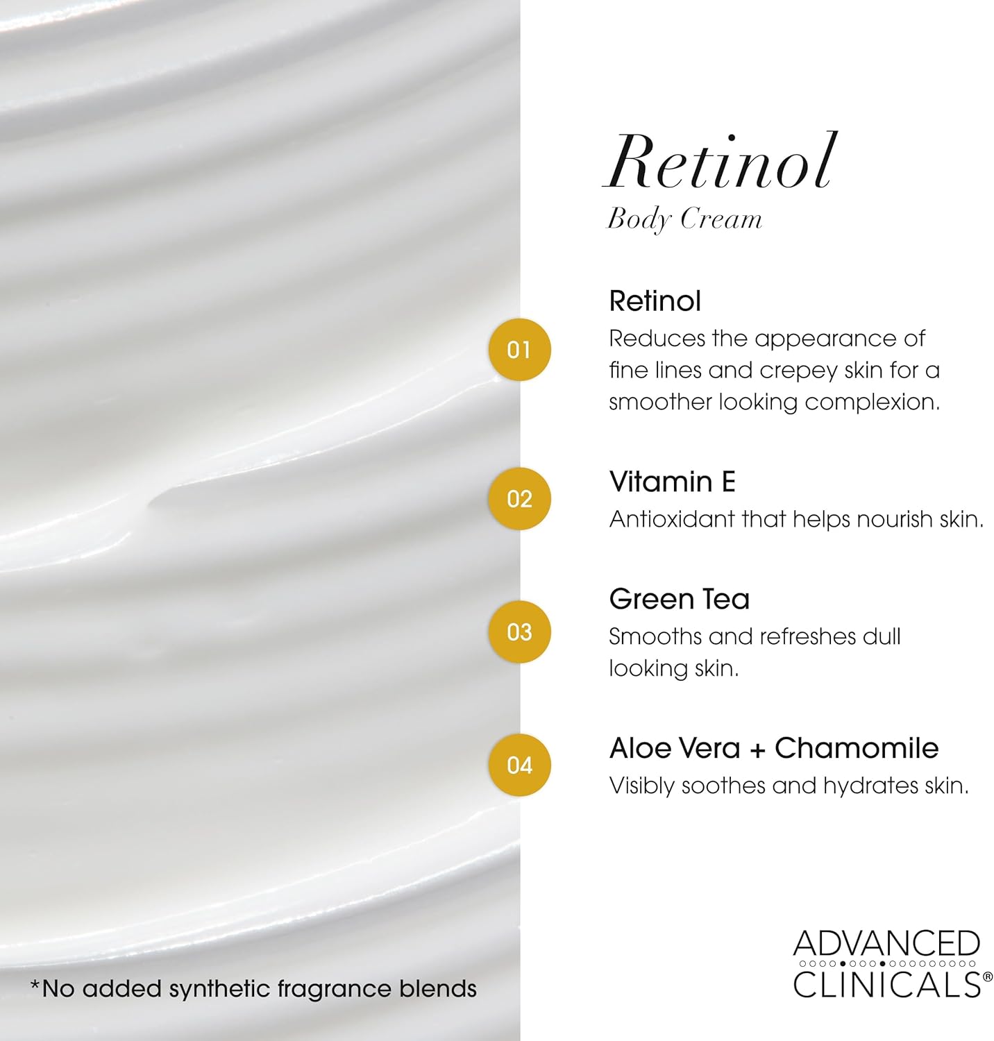 Advanced Clinicals Retinol Firming Cream - MeStore - Advanced Clinicals
