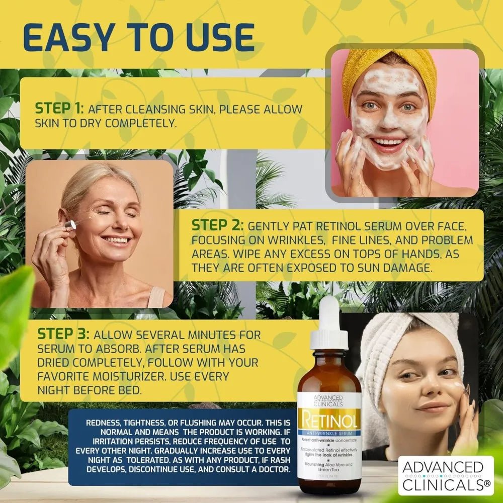 Advanced Clinicals Retinol Serum - MeStore - Advanced Clinicals