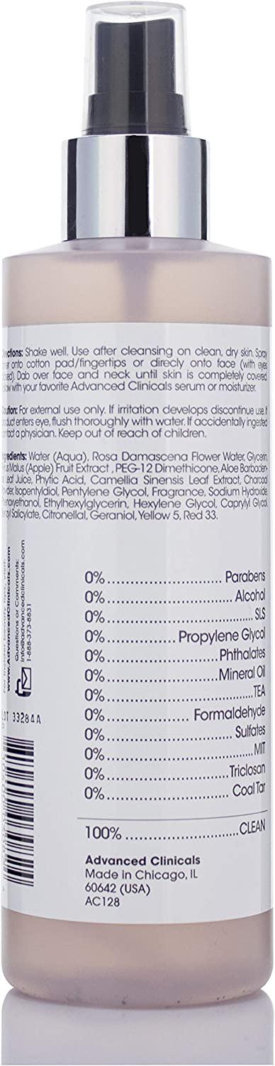 Advanced Clinicals Rosewater Toner - MeStore - Advanced Clinicals