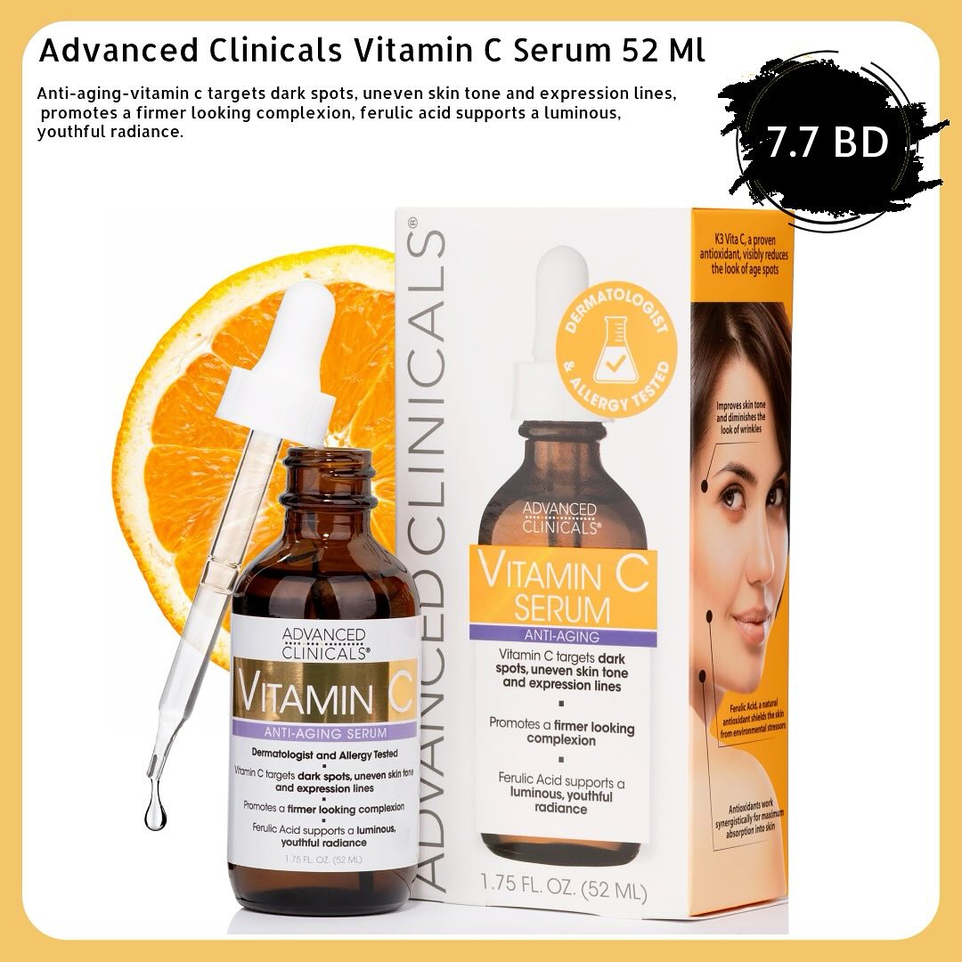 Advanced Clinicals Vitamin C Serum - MeStore - Advanced Clinicals
