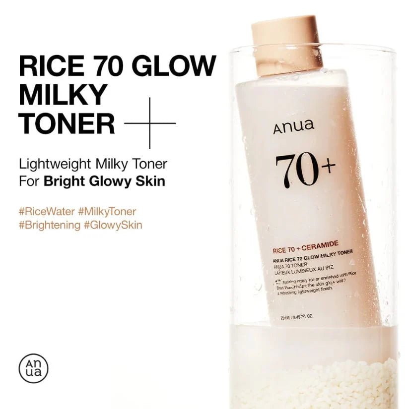 ANUA - 70 GLOW MILKY TONER 250ml - MeStore - Anua