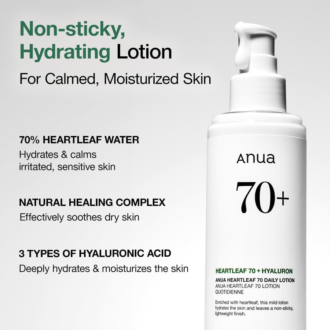 ANUA - HEARTLEAF 70 DAILY LOTION 200ml - MeStore - Anua