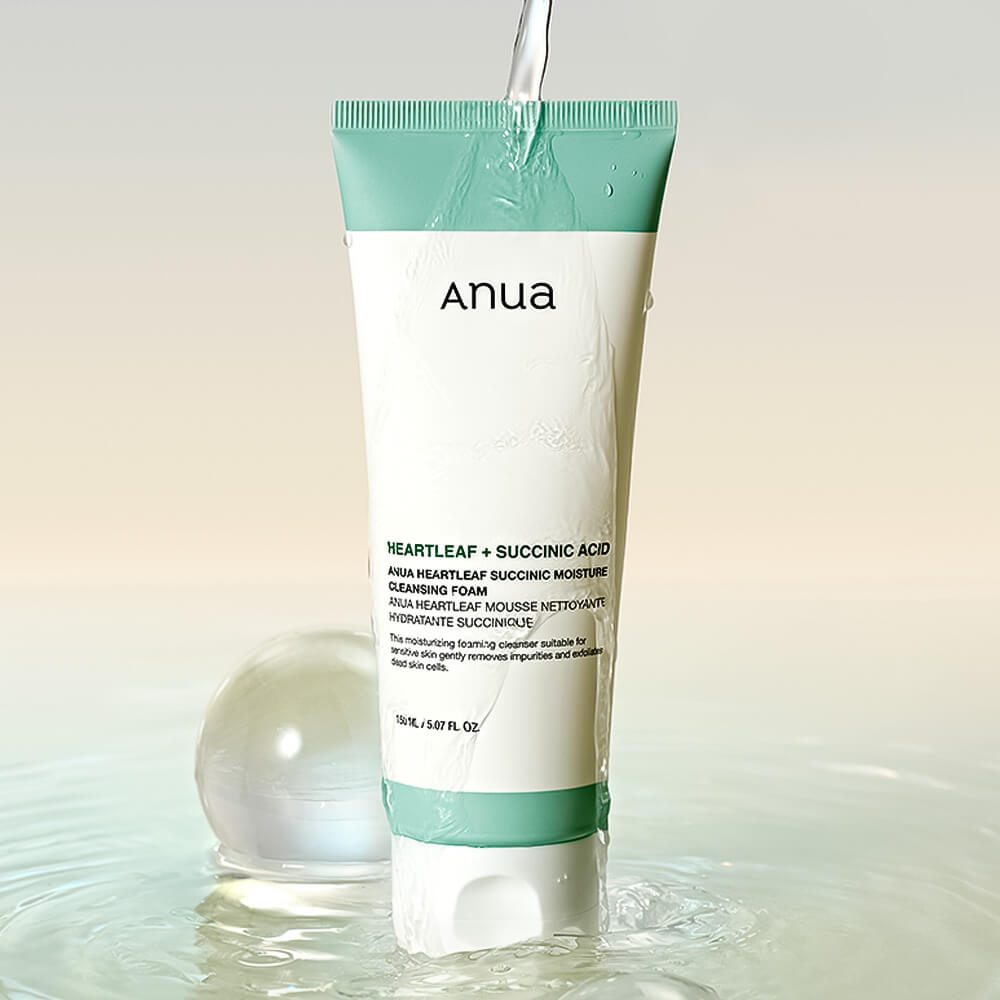 Anua Heartleaf Succinic Cleansing Foam 150ml - MeStore - Anua