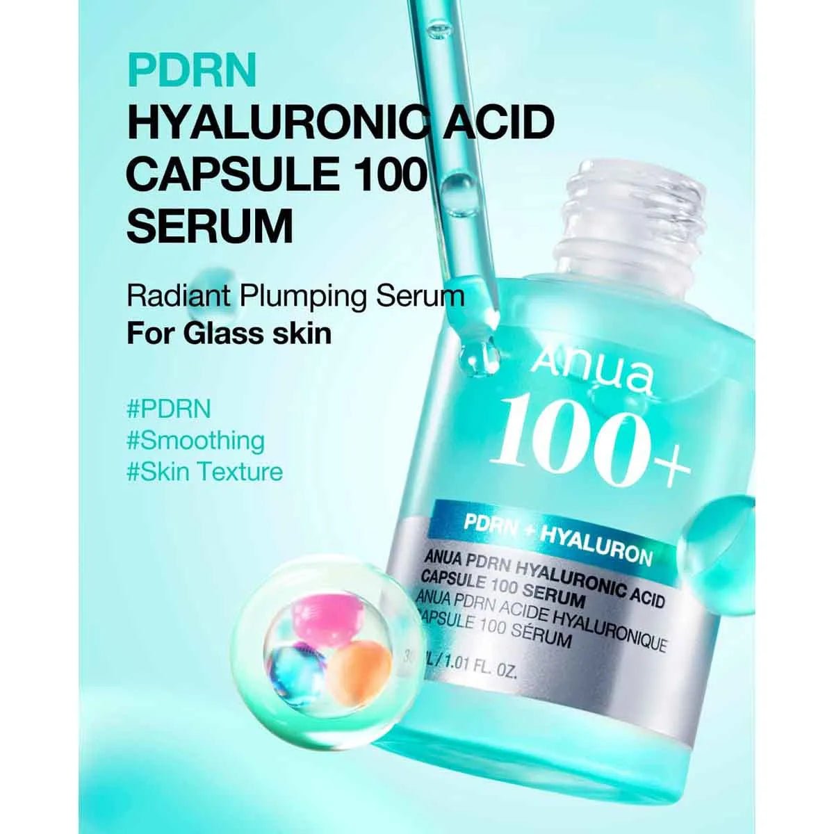ANUA - PDRN Hyaluronic Acid Capsule 100 Serum 30ml - MeStore - Anua