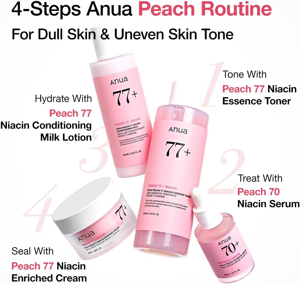 ANUA - PEACH 77 NIACIN CONDITIONING MILK 150ml - MeStore - Anua
