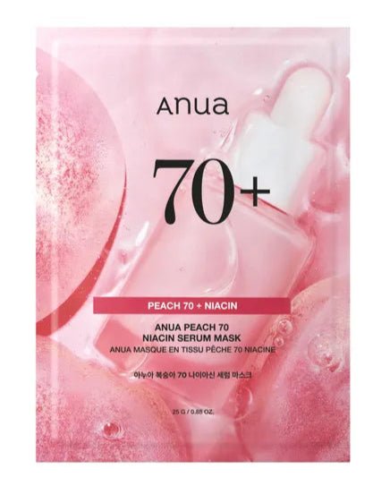 Anua Peach Niacin Serum Mask (10pcs) - MeStore - Anua