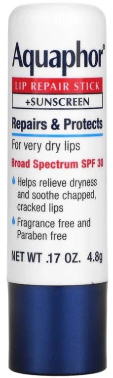 Aquaphor Lip Repair & Protect SPF 30 Stick Blister Card 0.17 Oz - MeStore - Aquaphor
