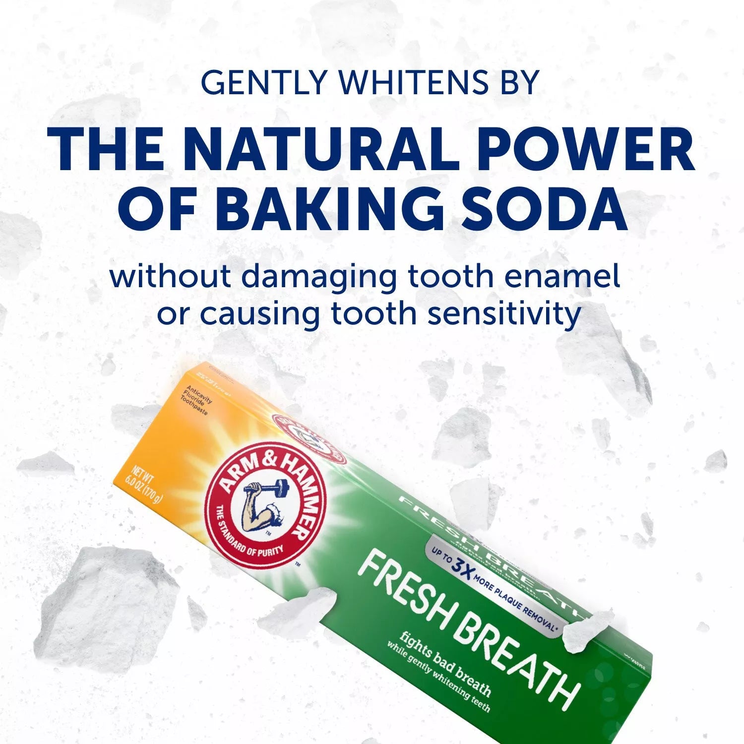 Arm & Hammer Tooth Paste Advance White Breath Freshening 6oz - MeStore - Arm and Hammer