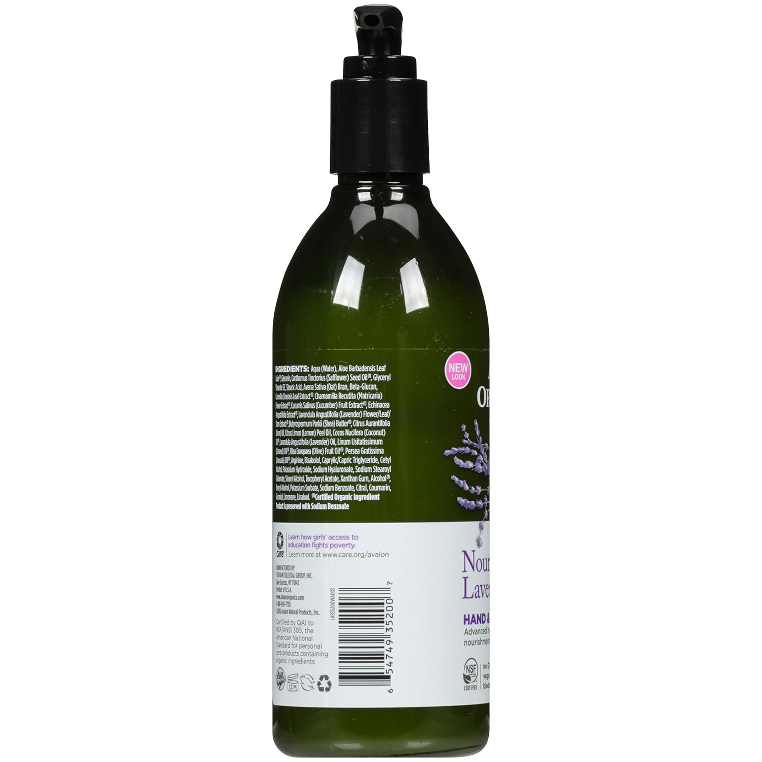 Avalon Organics Hand & Body Lotion, Nourishing Lavender, 12 Oz - MeStore - Avalon Organics