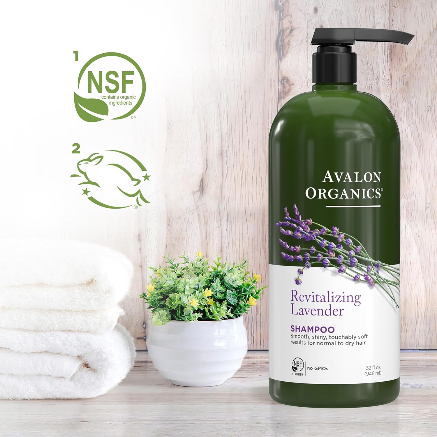 Avalon Organics Nourishing Lavender Hair Shampoo, 32 Oz - MeStore - Avalon Organics