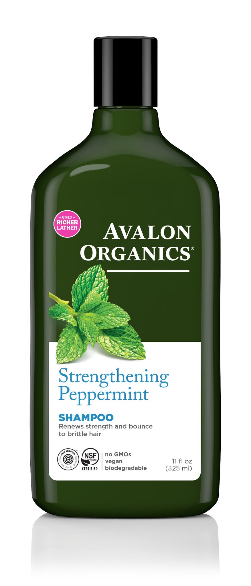 Avalon Organics Strengthening Peppermint Shampoo 11oz - MeStore - Avalon Organics