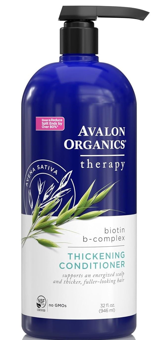 Avalon Organics Therapy Thickening Conditioner, Biotin B - Complex, 32 Oz - MeStore - Avalon Organics