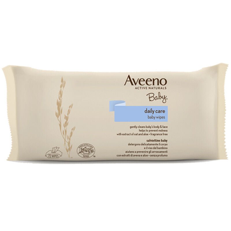 Aveeno Baby Wipes Dry & Sensitive Skin 72's - MeStore - Aveeno