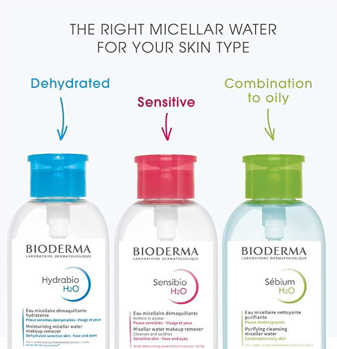 Bioderma Sensibio H2o Make - up Removing Micelle + 500ml With Pump - MeStore - BioDerma