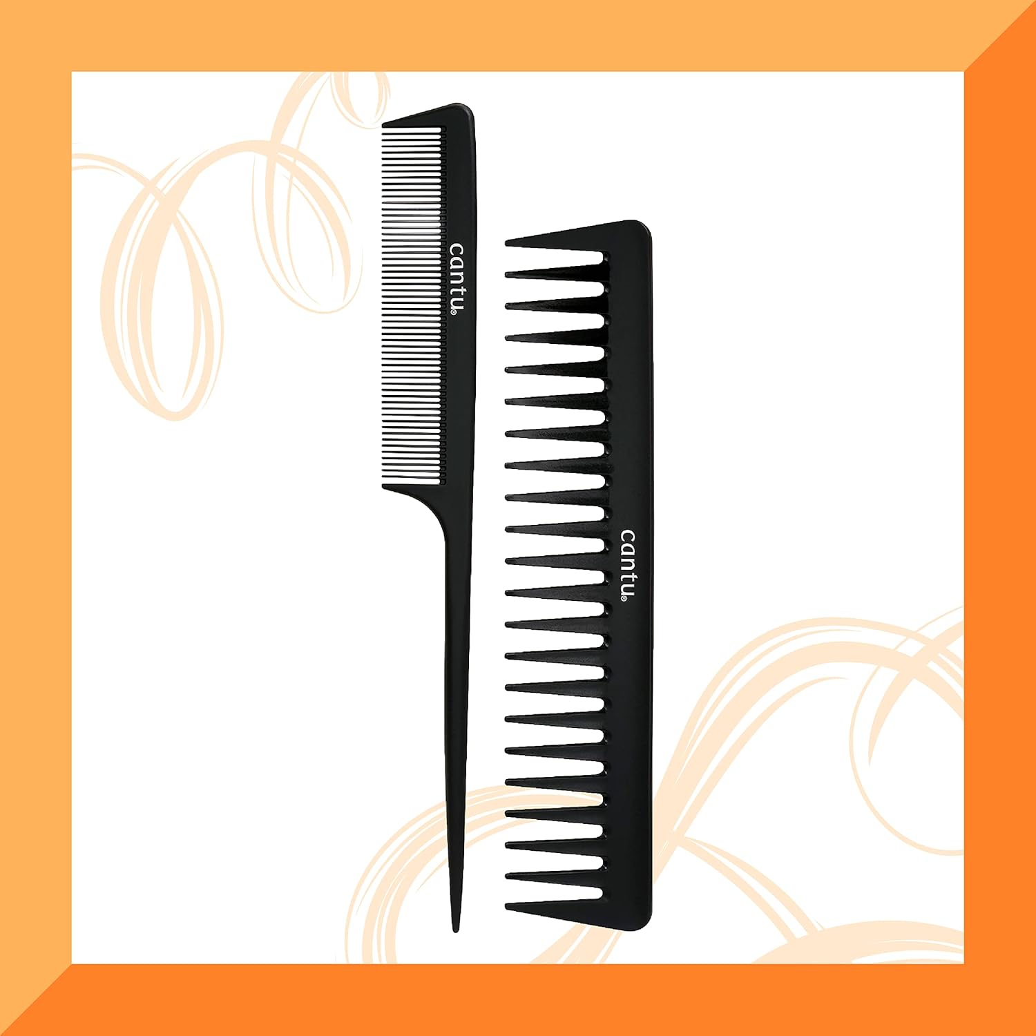 Cantu Hair Accessories Style Carbon Fibre Combs - MeStore - Cantu