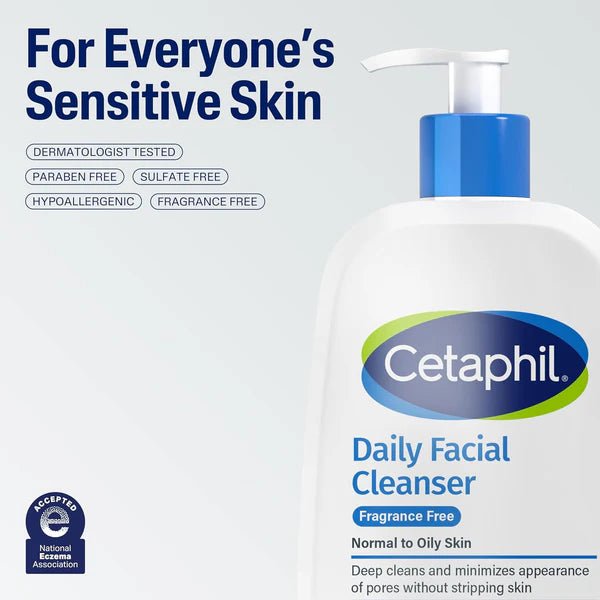 Cetaphil Daily Facial Cleanser - 4 oz - MeStore - Cetaphil