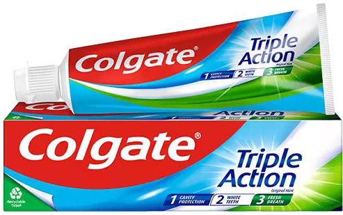 Colgate Triple Action Toothpaste 100Ml Import