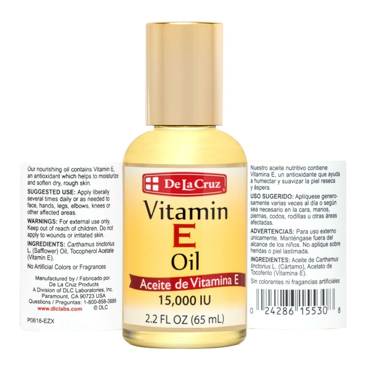 DE LA CRUZ 15,000 IU VITAMIN E OIL 2.2 fl. oz. - MeStore - DE LA CRUZ