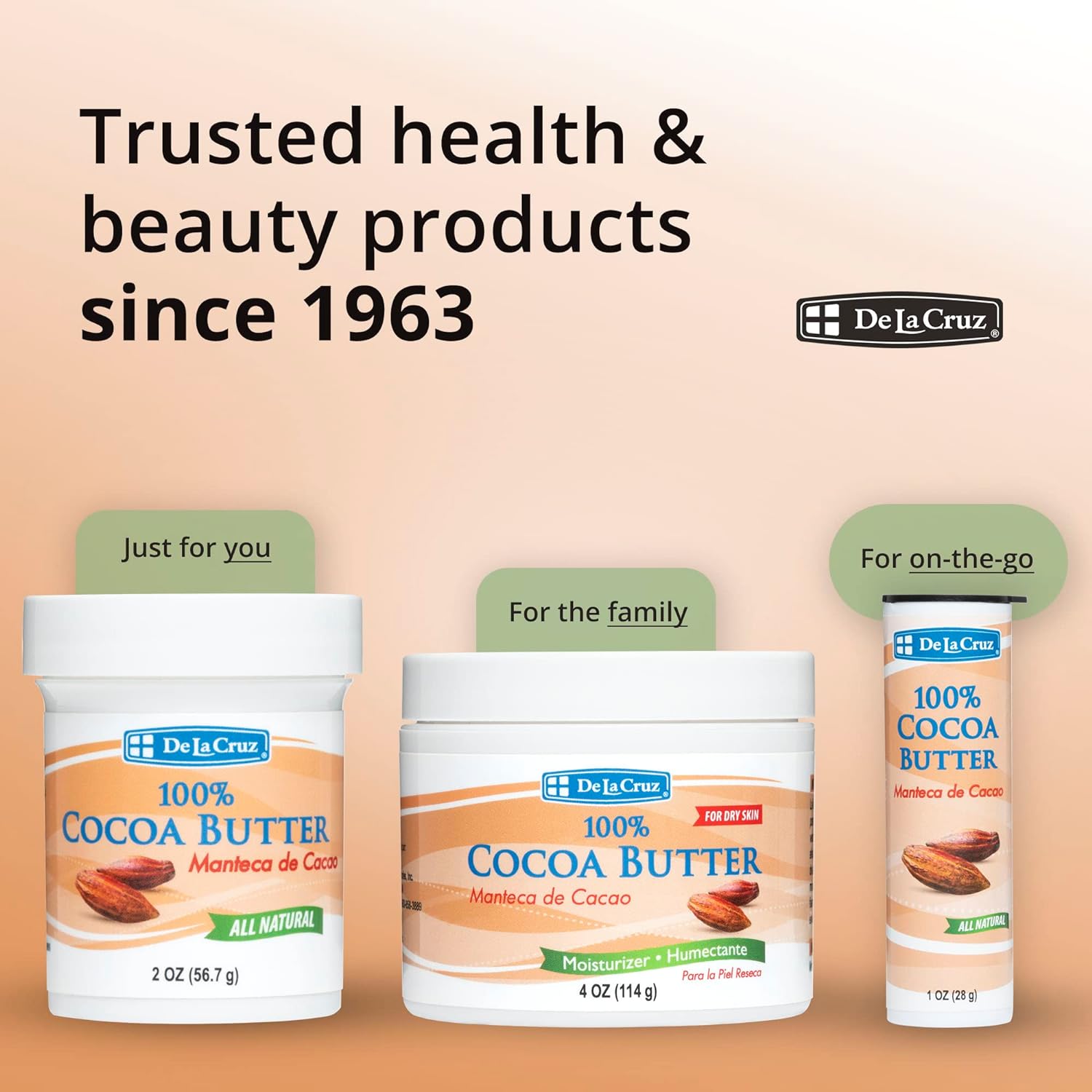 DE LA CRUZ® COCOA BUTTER 2 oz. - MeStore - DE LA CRUZ
