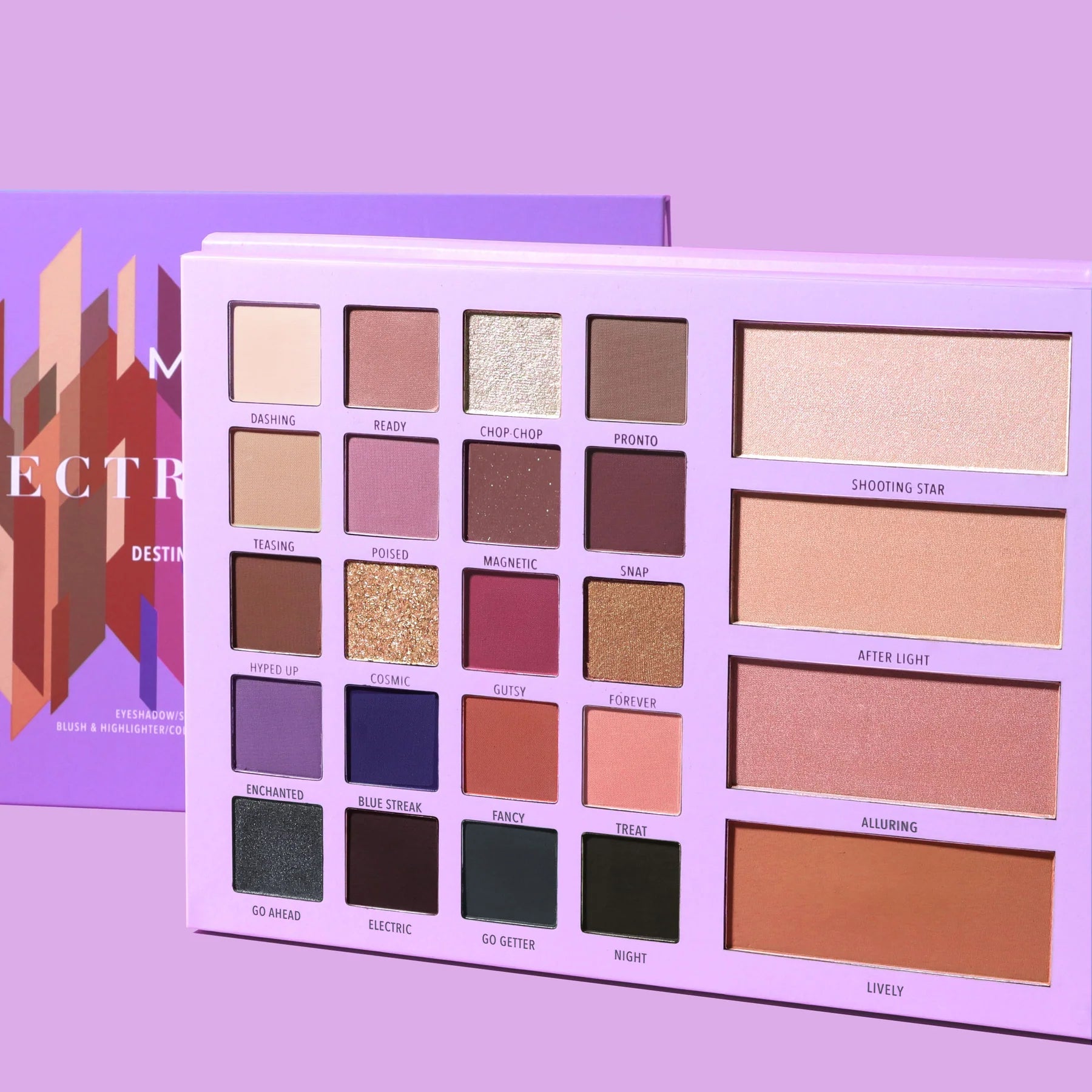 Destiny Eyeshadow Palette (005, Electric Nights) - MeStore - Moira Beauty