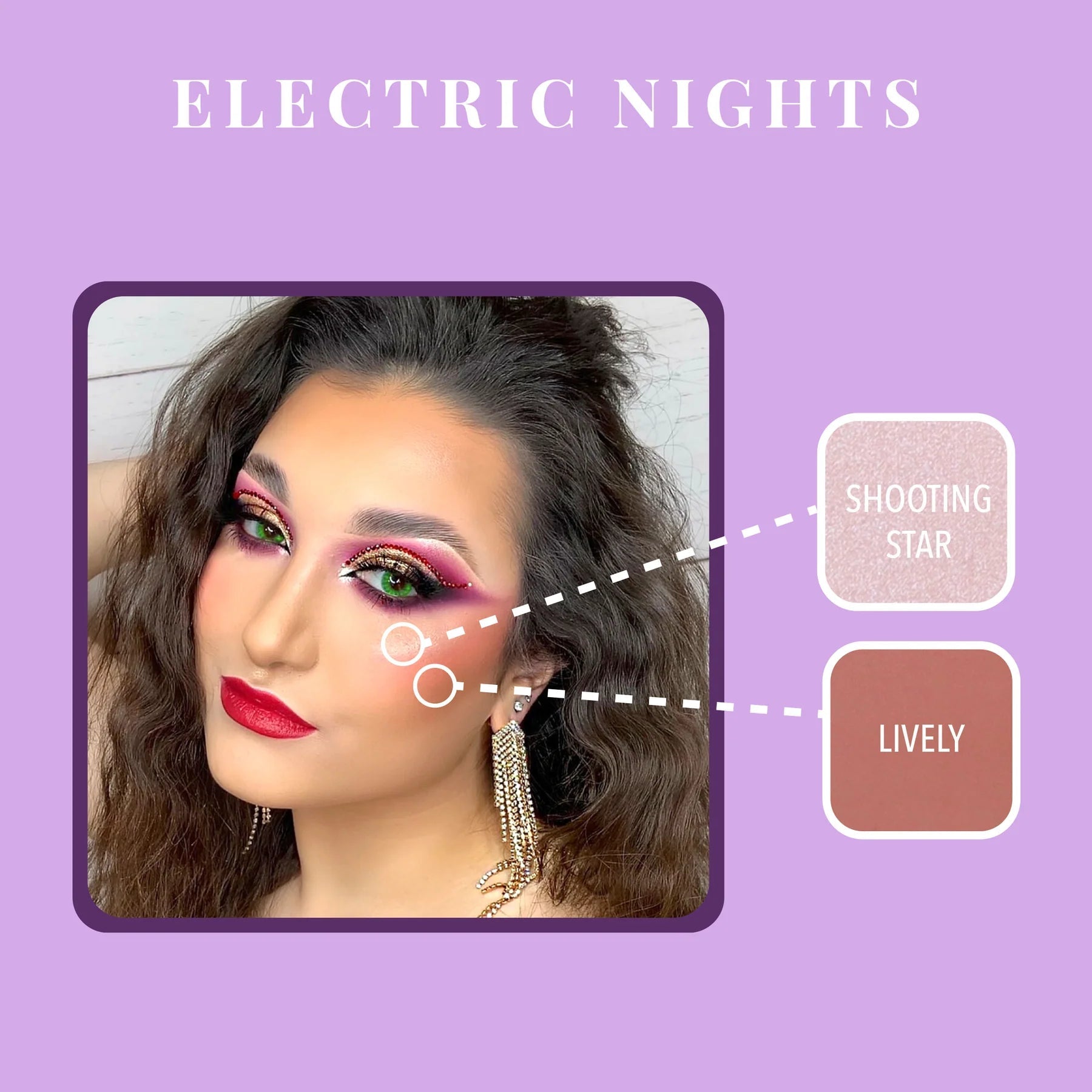 Destiny Eyeshadow Palette (005, Electric Nights) - MeStore - Moira Beauty