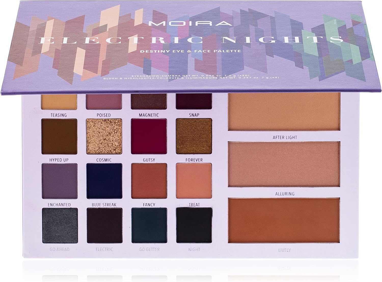 Destiny Eyeshadow Palette (005, Electric Nights) - MeStore - Moira Beauty