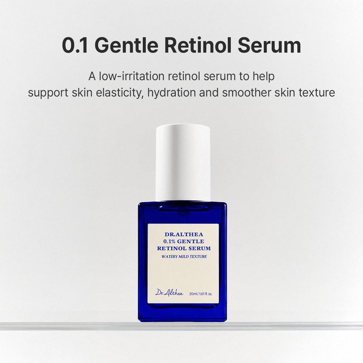 Dr.Althea 0.1 Gentle Retinol Serum - Korean skincare, 1.01fl.oz, Reduce Wrinkles, Fine Lines, & Signs of Aging, Gentle Skincare for Day & Night - MeStore - DR. ALTHEA