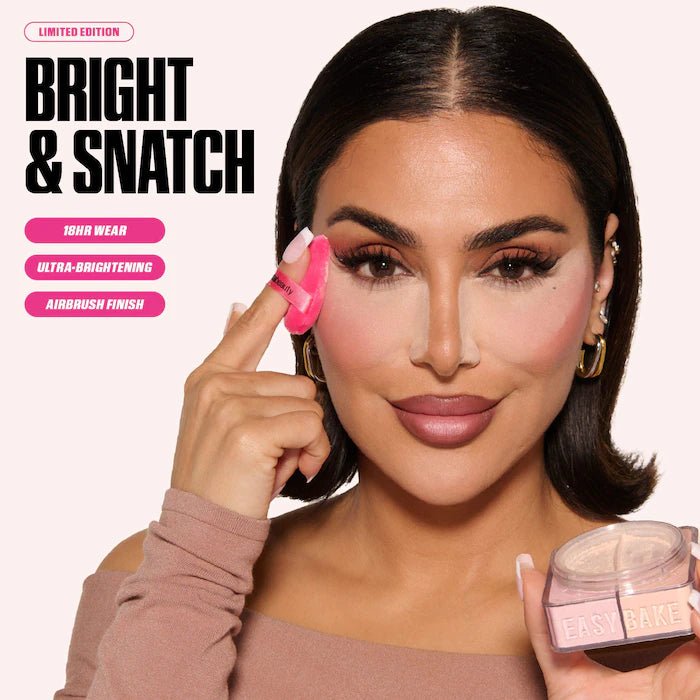 Easy Bake Loose Powder Duo in CHERRY PEACH - MeStore - Huda Beauty