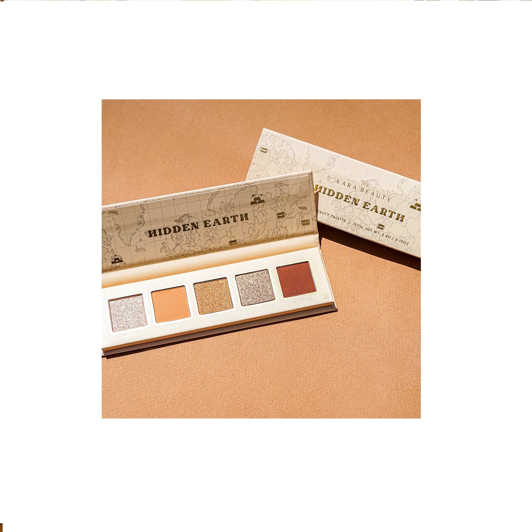 Edh5n - outdoor Collection "hidden Earth" Shadow Palette - MeStore - Kara Beauty