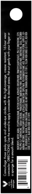E.l.f. 16HR Camo Concealer, Full Coverage, Highly Pigmented Concealer With Matte Finish, Crease - proof, Vegan & Cruelty - Free, Light Sand, 0.2 Fl Oz - MeStore - Elf
