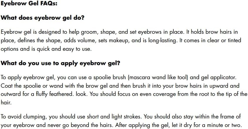 Elf Brow Lift Clear Eyebrow Shaping Wax For Holding Brows In Place - MeStore - Elf