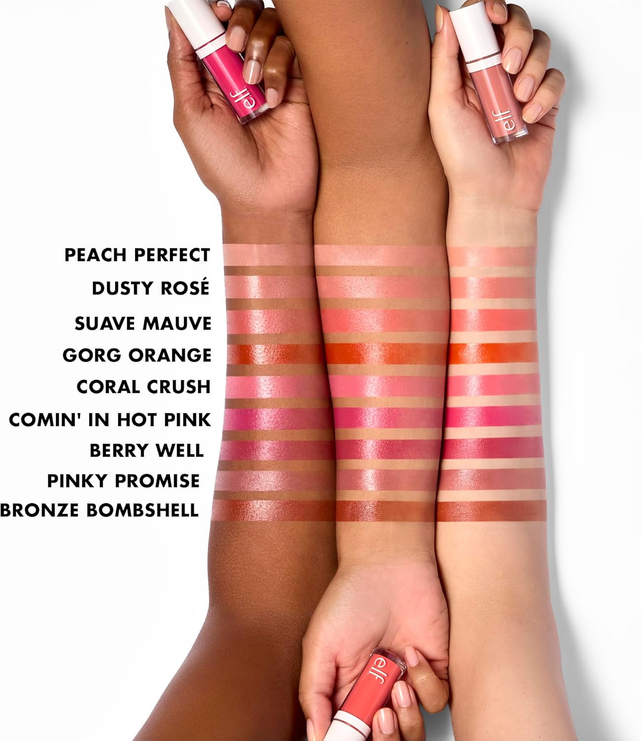 Elf Camo Liquid Blush Long Lasting Liquid Blush For High Pigment Color Creates A Soft Dewy Finish Vegan & Cruelty Free Pinky Promise - MeStore - Elf
