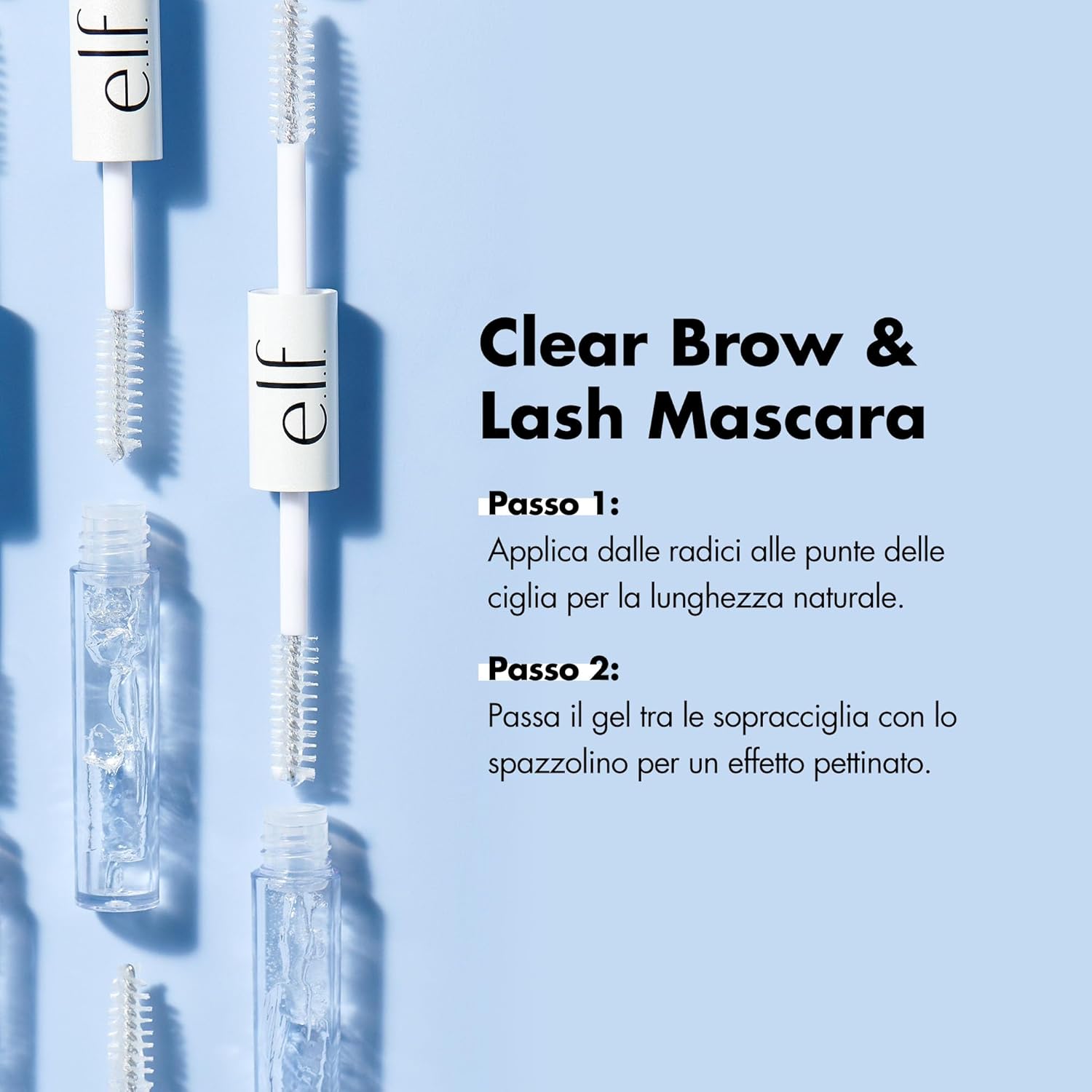 E.l.f. Clear Brow Lash Mascara Clear 4 fl. oz., Crystal, 0.08 Fl Oz - MeStore - Elf