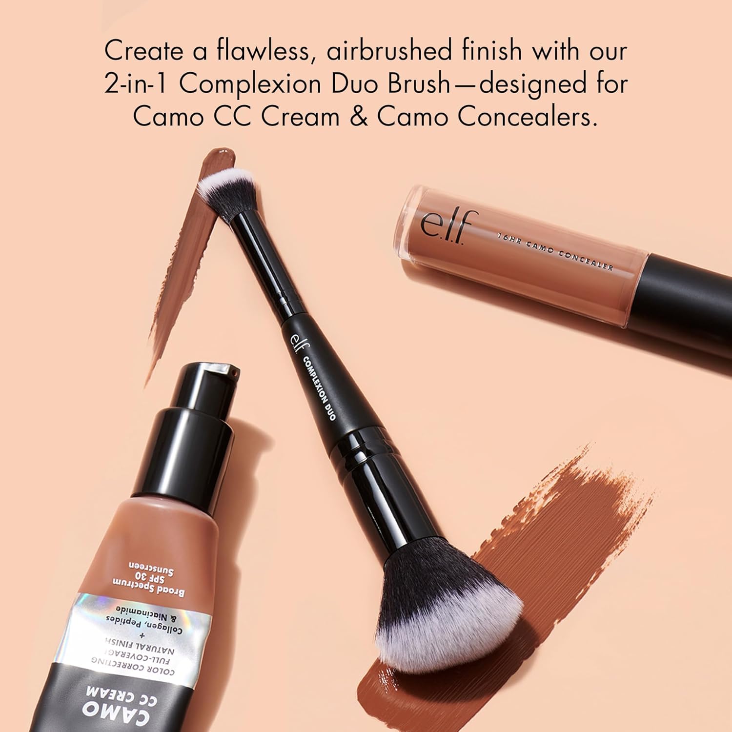 Elf Complexion Duo Brush Makeup Brush - MeStore - Elf