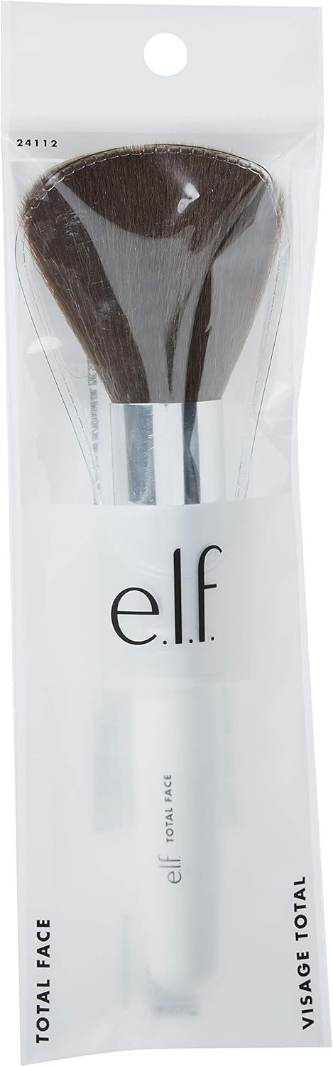 E.l.f. Cosmetics Total Face Makeup Brush for Complete Coverage and a Flawless Finish - MeStore - Elf