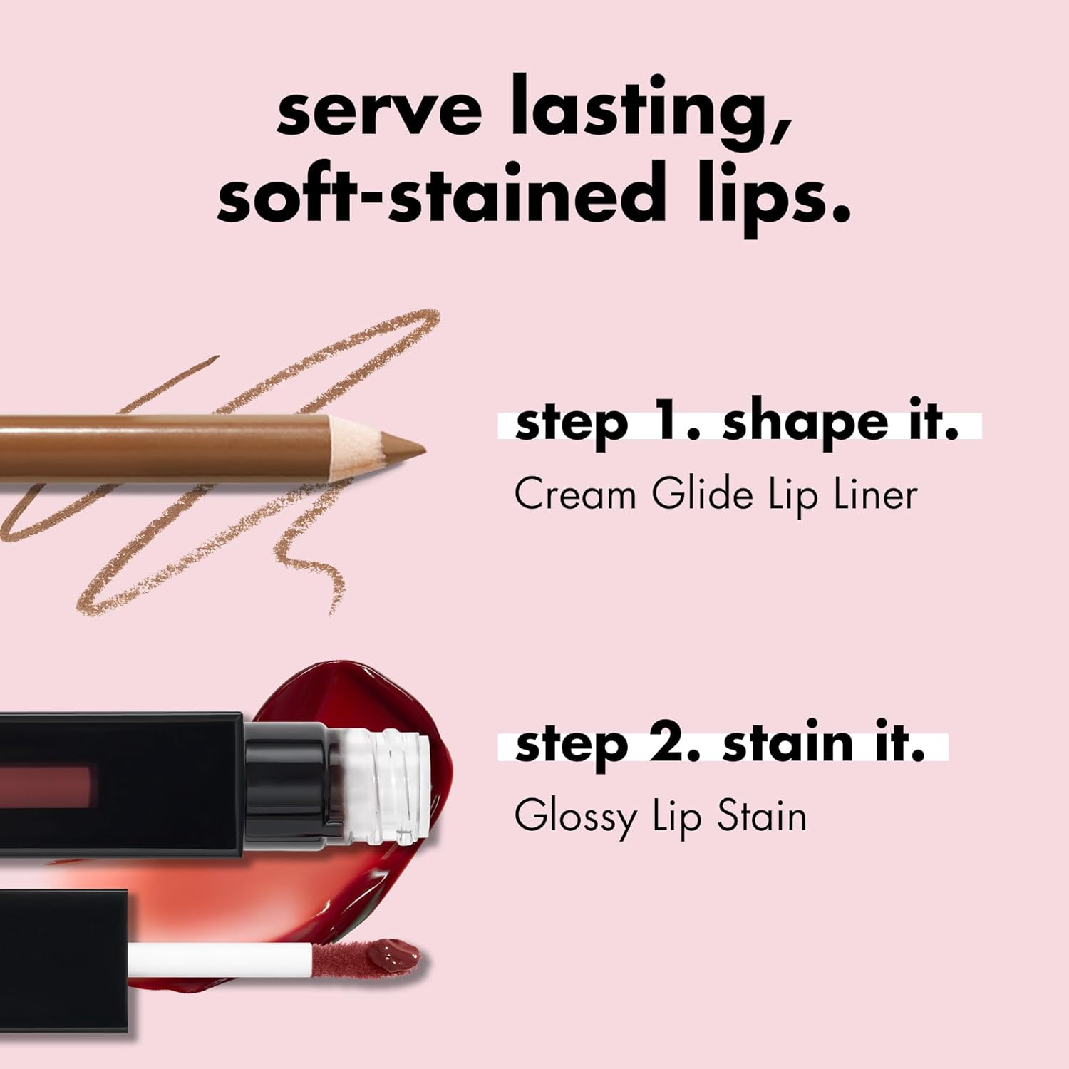E.l.f. Glossy Lip Stain, Long - Lasting, Lightweight Lip Stain For A Sheer Pop Of Color & Subtle Gloss Finish, Vegan & Cruelty - Free, Cinnamon Dreamz - MeStore - Elf