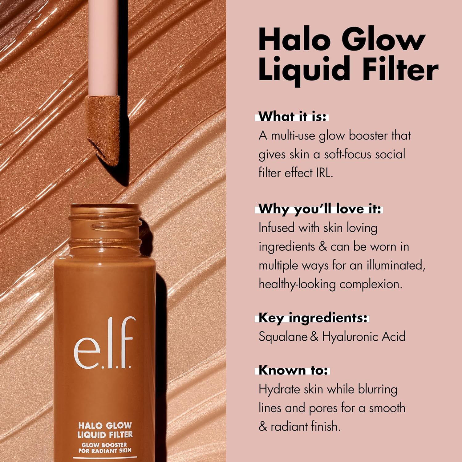 Elf Halo Glow Liquid Filter Complexion Booster 0.5 Fair - MeStore - Elf