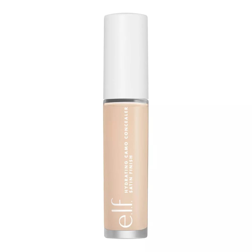 E.l.f. Hydrating Camo Concealer, Covers Blemishes & Under - Eye Circles, Full - Coverage & Delivers A Satin Finish, Vegan & Cruelty - Free, Light Ivory - MeStore - Elf