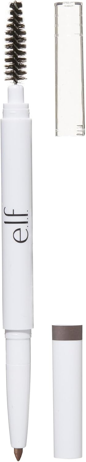 E.l.f. Instant Lift Brow Pencil, Dual - Sided, Precise, Fine Tip, Shapes, Defines, Fills Brows, Contours, Combs, Tames, Neutral Brown, 0.006 Oz - MeStore - Elf